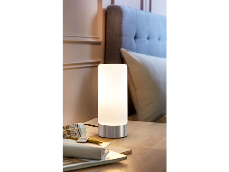 Pełny ekran: LIVARNO home Lampa stołowa LED z dotykowym przełącznikiem przyciemniania, 1 sztuka - zdjęcie 9