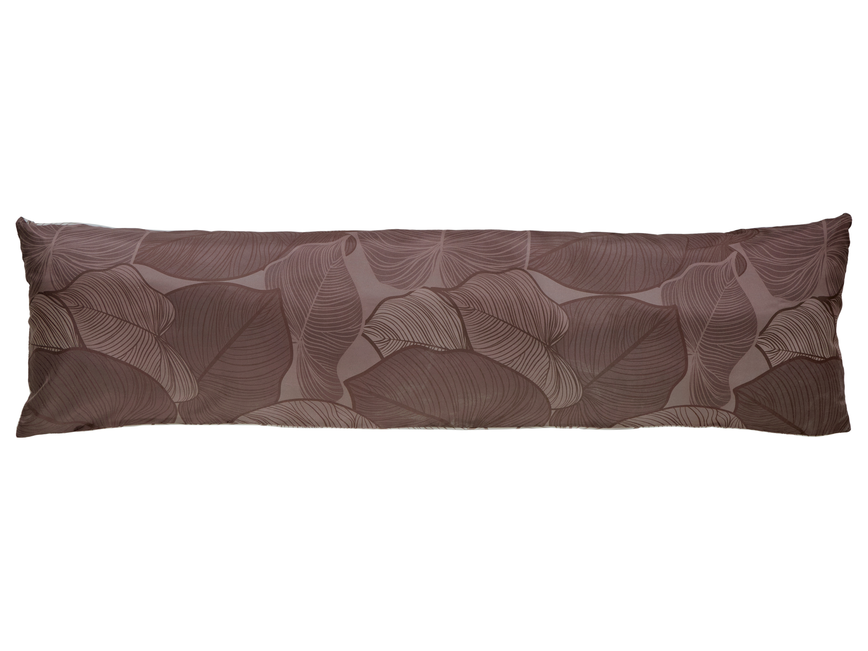 LIVARNO® Poszewka na poduszkę z satyny mikrowłóknowej lub Dwustronna poszewka na poduszkę z satyny mikrowłóknowej, 40 x 145 cm (Brązowy)