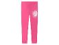 Różowe legginsy z logo Barbie i napisem „ICONIC ORIGINAL AUTHENTIC”.