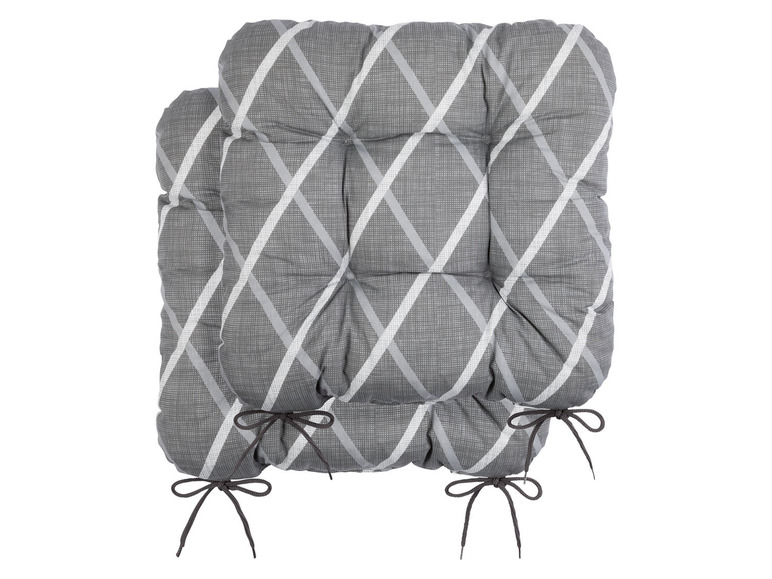 Pełny ekran: LIVARNO home Poduszki na krzesło, 40 x 40 cm, 2 sztuki - zdjęcie 8