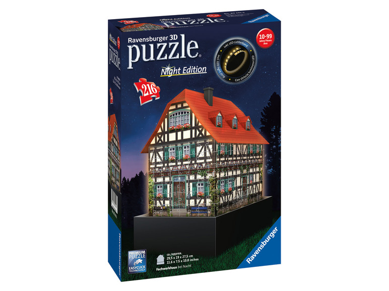 Pełny ekran: Ravensburger Puzzle 3D LED, 216 elementów - zdjęcie 12