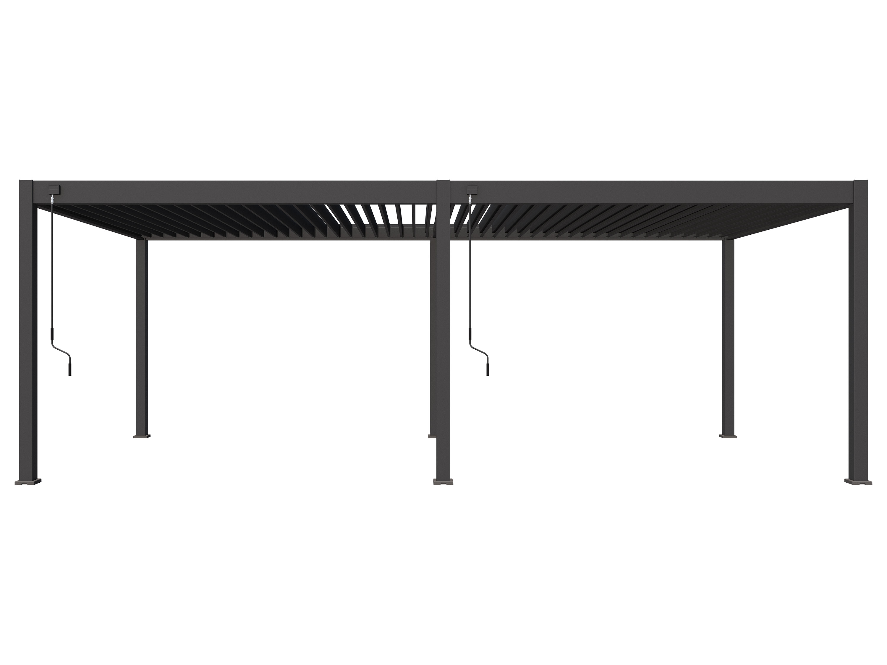 Pergoline Aluminiowe zadaszenie tarasowe Superior (Antracytowy, 3,6x7,2 m)