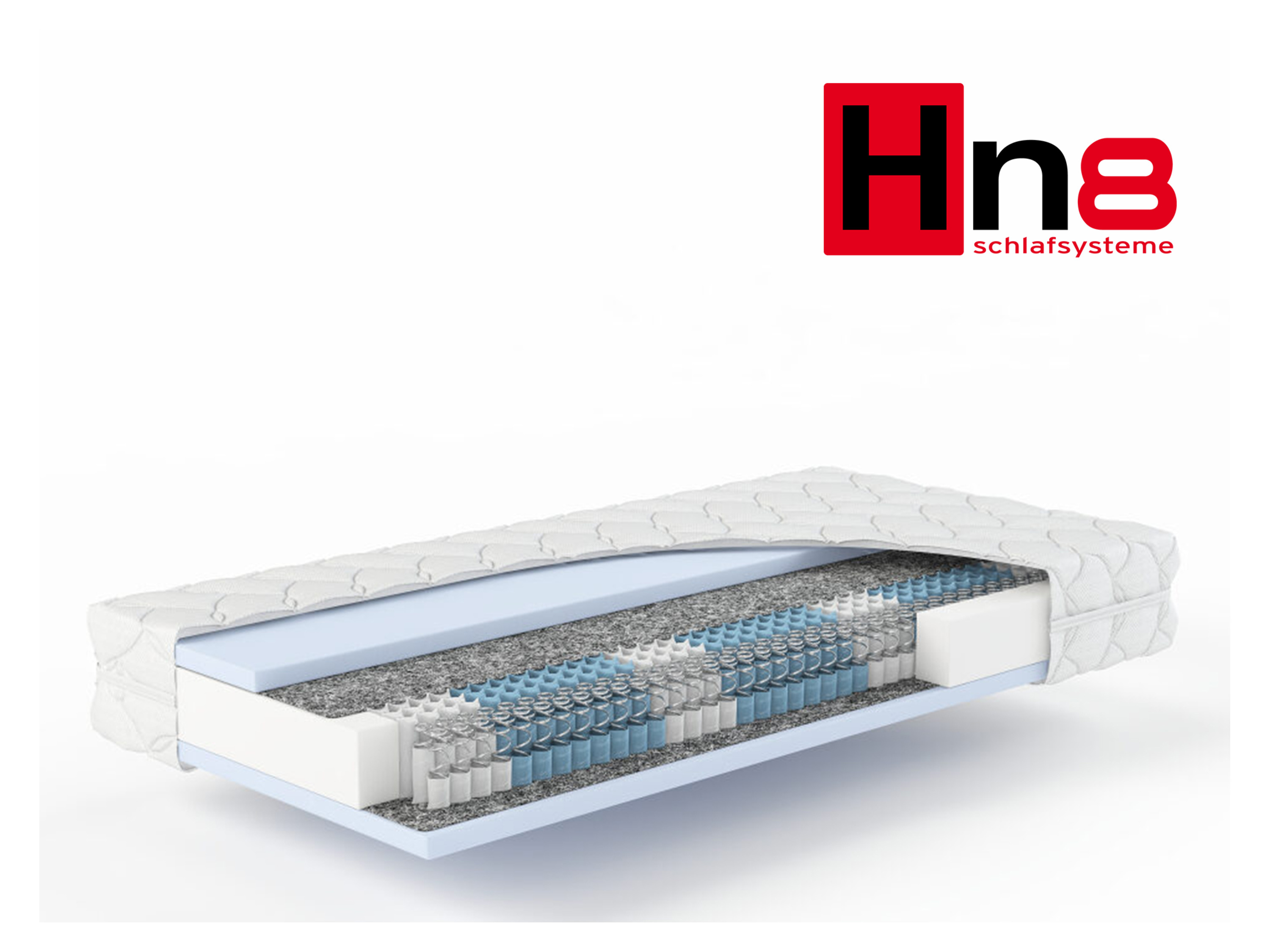 HN8 SCHLAFSYSTEME Materac sprężynowy kieszeniowy 7-strefowy Dream TA 1000 (H2, 100 x 200)