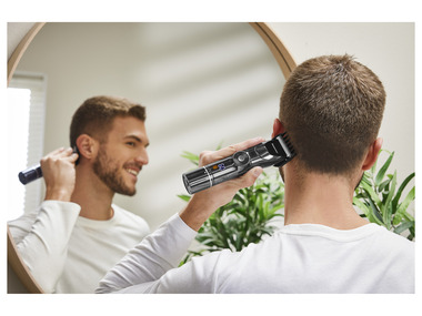 SILVERCREST® PERSONAL CARE Maszynka do strzyżenia włosów i brody SHBSB 800 A1, z wyświetlaczem LED