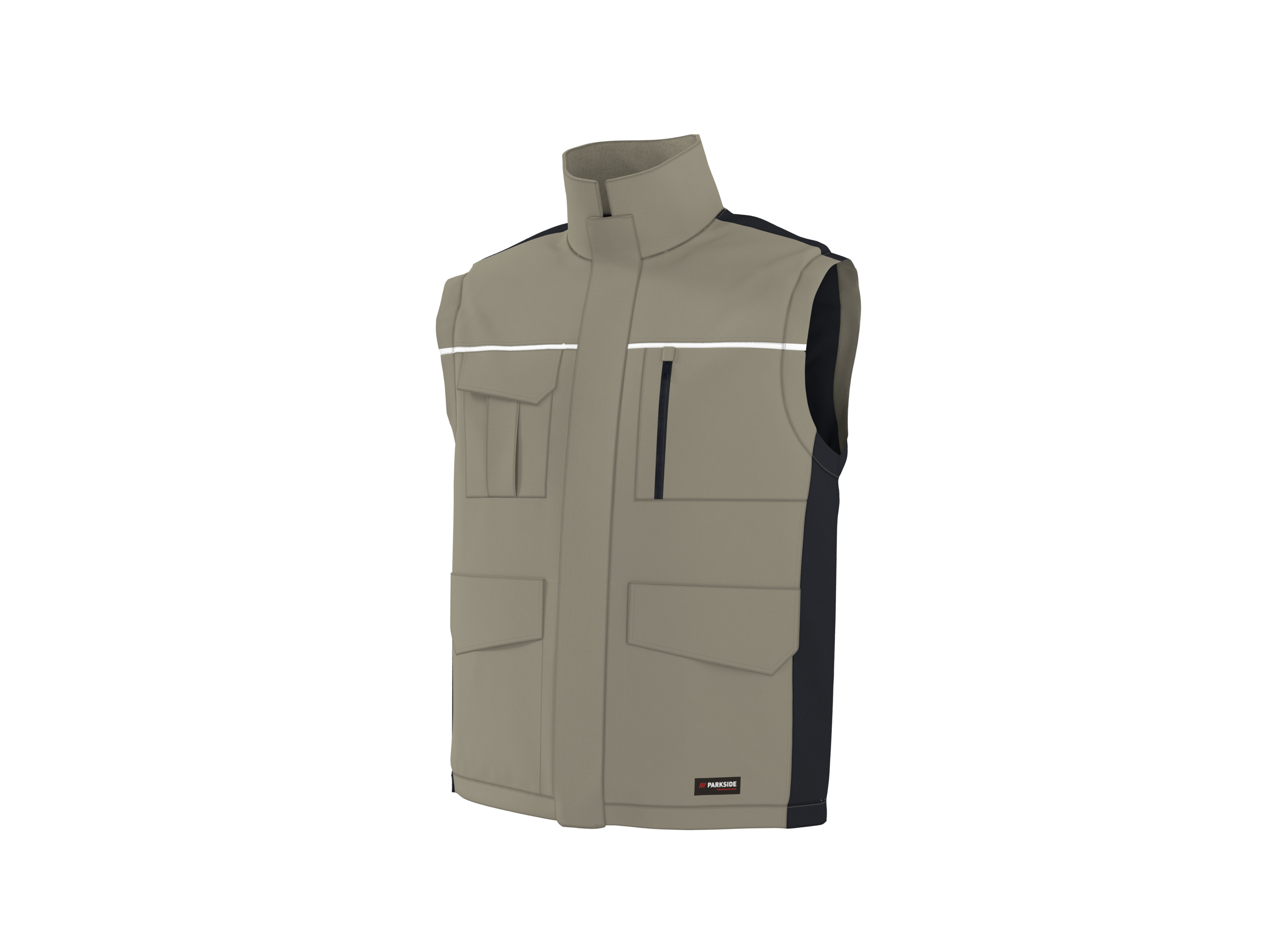 PARKSIDE PERFORMANCE® Kamizelka robocza męska (Beżowy, XXL (60/62))