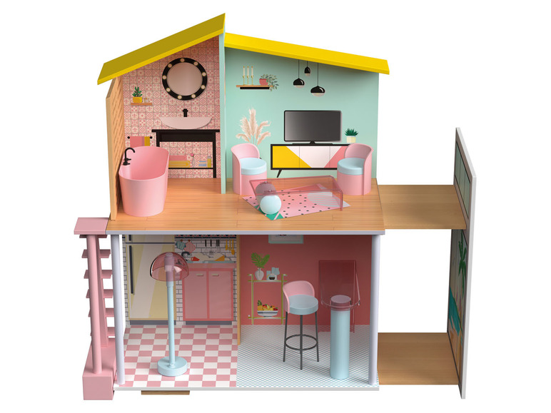 Pełny ekran: Playtive Drewniany domek dla lalek Fashion Doll - zdjęcie 2