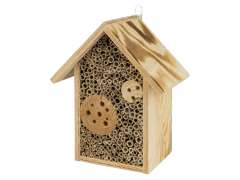 Pełny ekran: dobar Domek dla dzikich pszczół i owadów, z drewna - zdjęcie 3