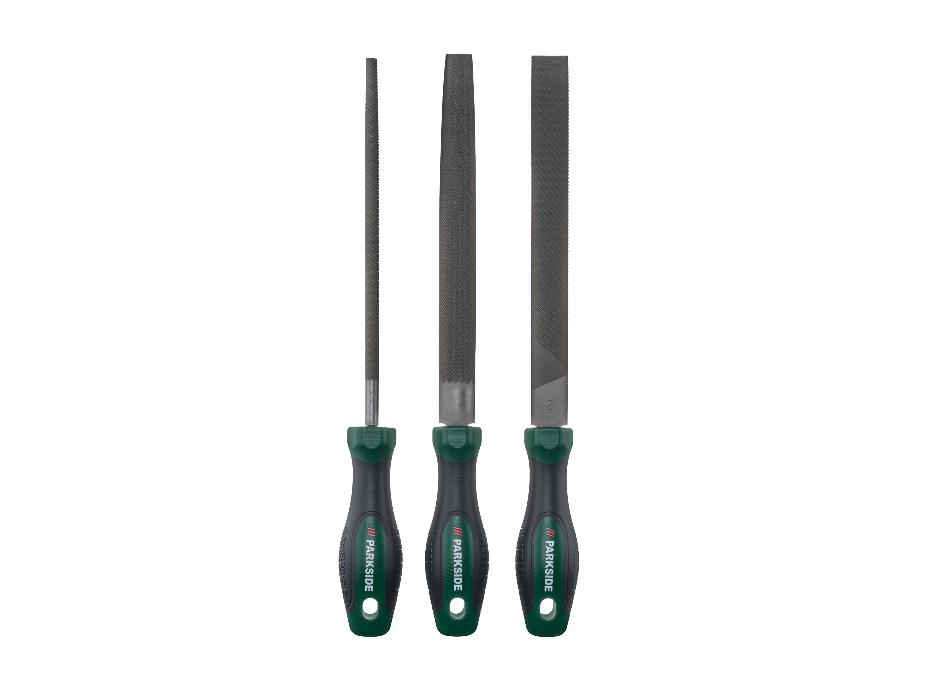 PARKSIDE® Zestaw 3 pilników / Zestaw 3 tarników / Zestaw 3 szczotek drucianych / Zestaw 3 dłut (Zestaw pilników, 3 elementy)
