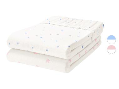 LIVARNO® Prześcieradło dziecięce z gumką, 90-100 x 200 cm