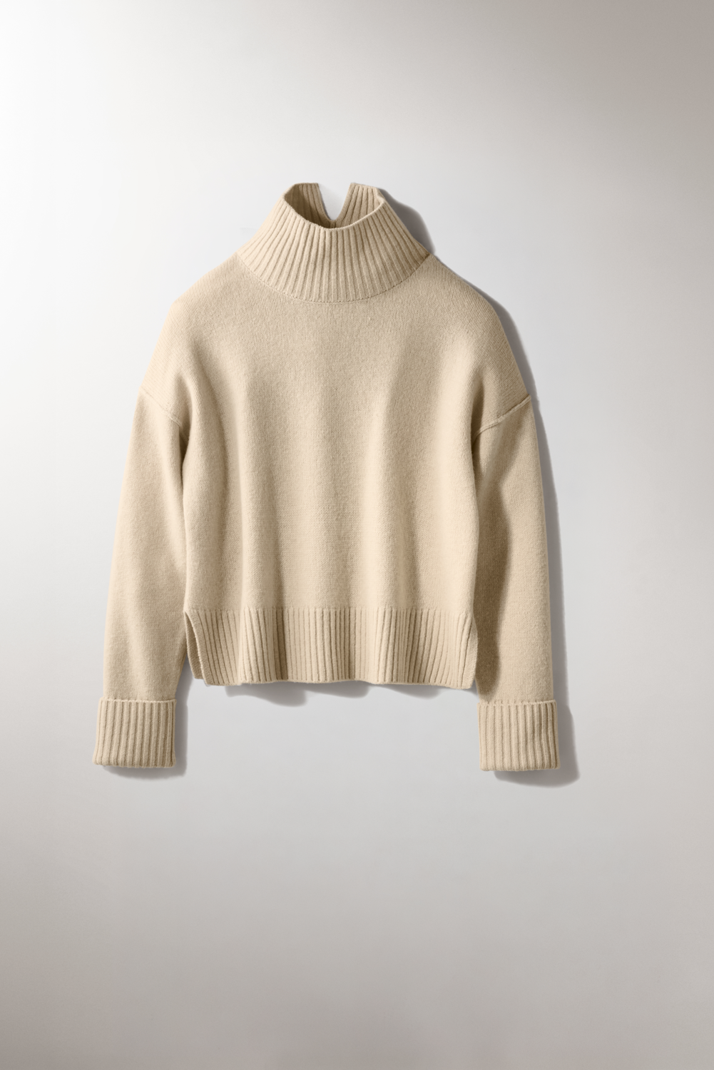 ESMARA® Sweter damski premium (Beżowy, L (44-46))