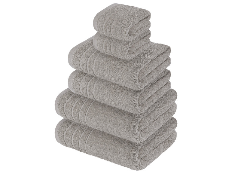 Pełny ekran: LIVARNO home Zestaw ręczników frotté z bawełny, 6 elementów - zdjęcie 2