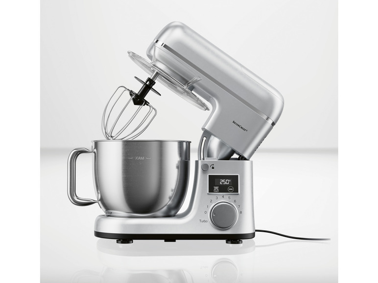 Pełny ekran: SILVERCREST Robot kuchenny z wbudowaną wagą i blenderem kielichowym, SKMW 900 A1, 900 W, srebrny - zdjęcie 4