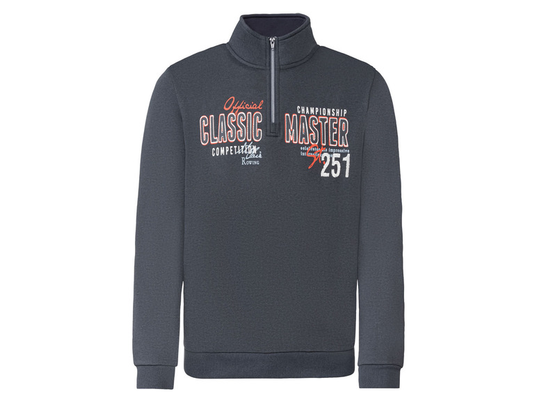 Bluza męska ze stójką, z bawełną