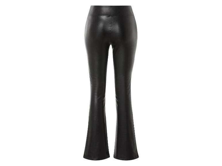 Legginsy damskie o wyglądzie skóry