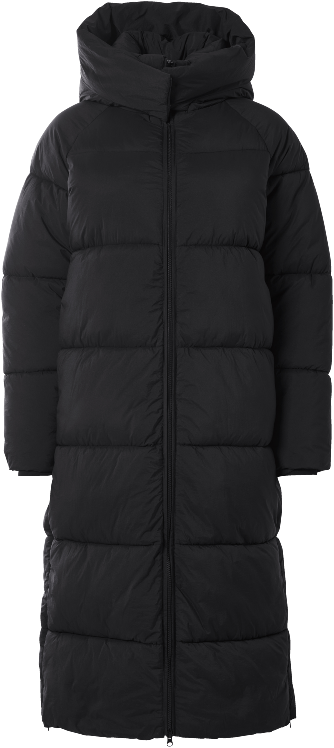 ESMARA® Damski płaszcz pikowany (Czarny, L(44/46))