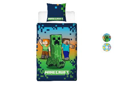Pościel dwustronna Minecraft / Pokémon, 140 x 200 cm