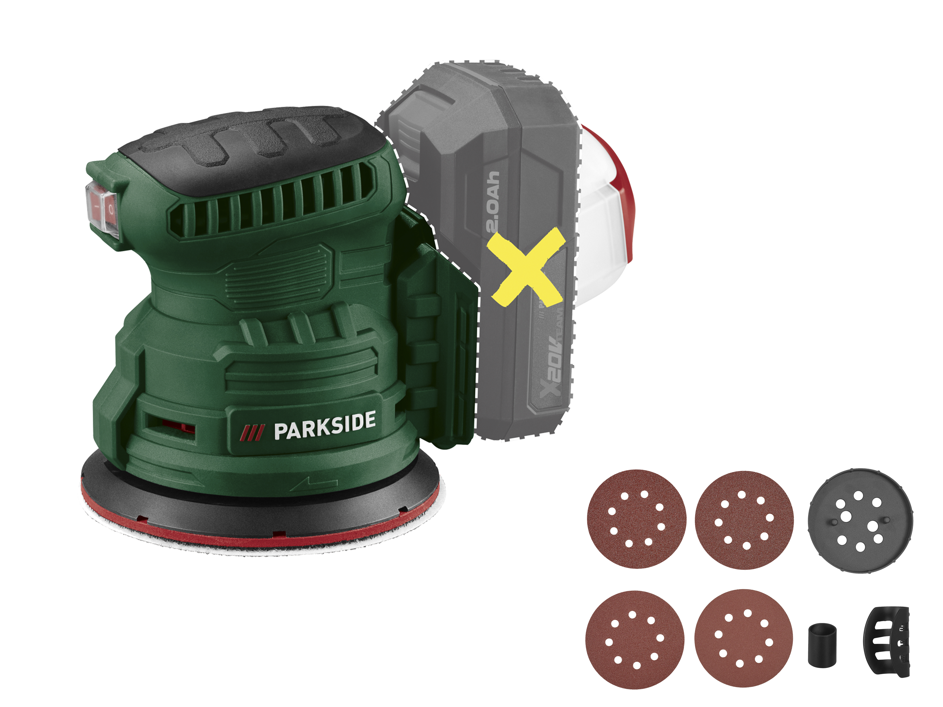PARKSIDE® 20 V Akumulatorowa szlifierka mimośrodowa »PAEXSG 20-Li B1« / 20 V Akumulatorowa szlifierka wielofunkcyjna »PAMSG 20-Li B1« bez akumulatora