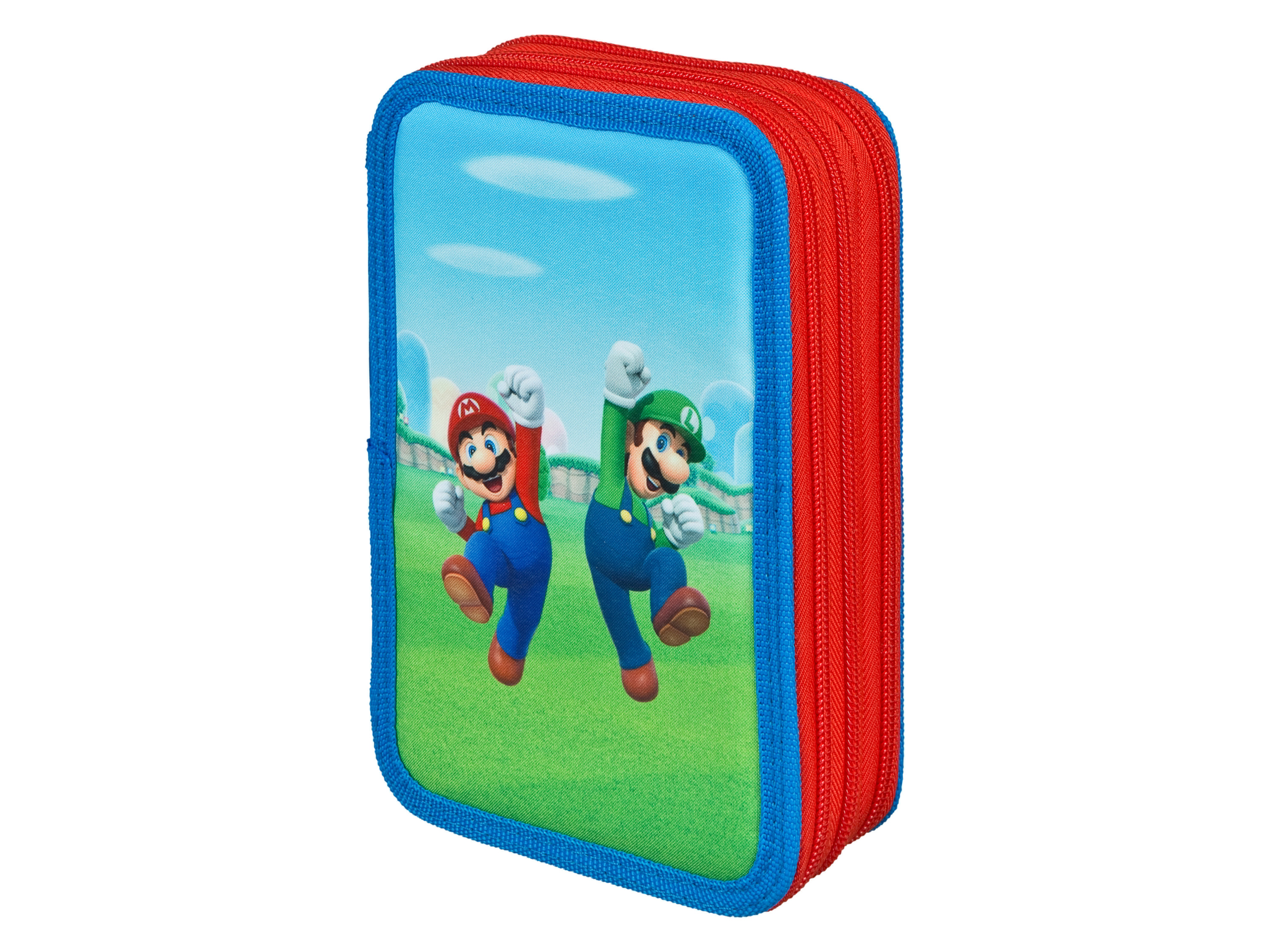 Undercover Piórnik szkolny potrójny z akcesoriami (Super Mario)