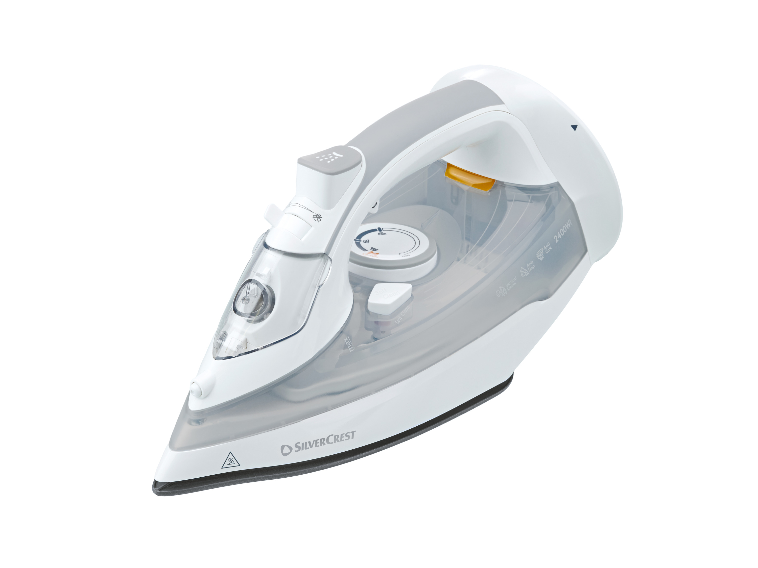 SILVERCREST® Bezprzewodowe żelazko parowe, 2400 W (Jasnoszary)