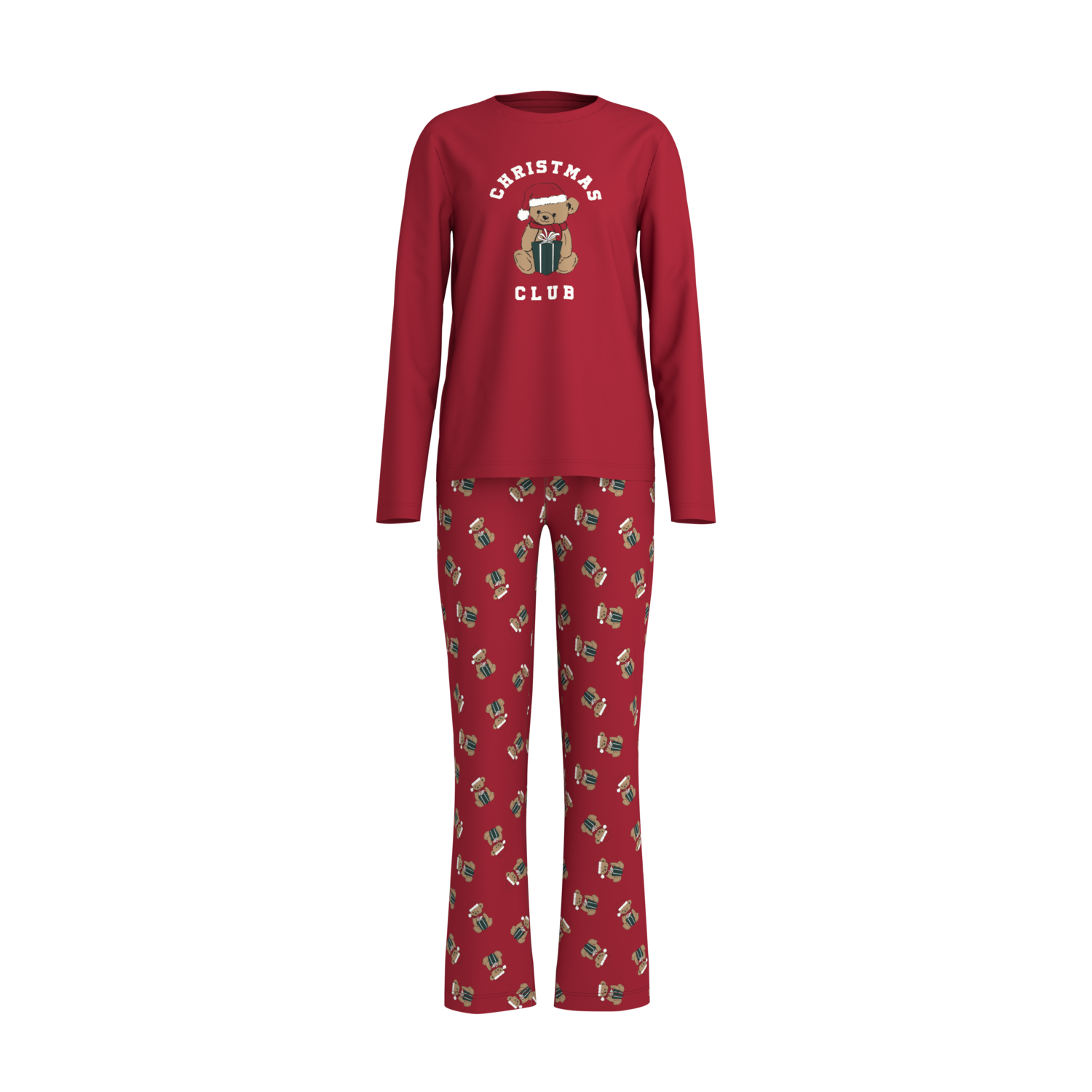 ESMARA KIDS Piżama świąteczna dziecięca (Czerwony, 146/152)