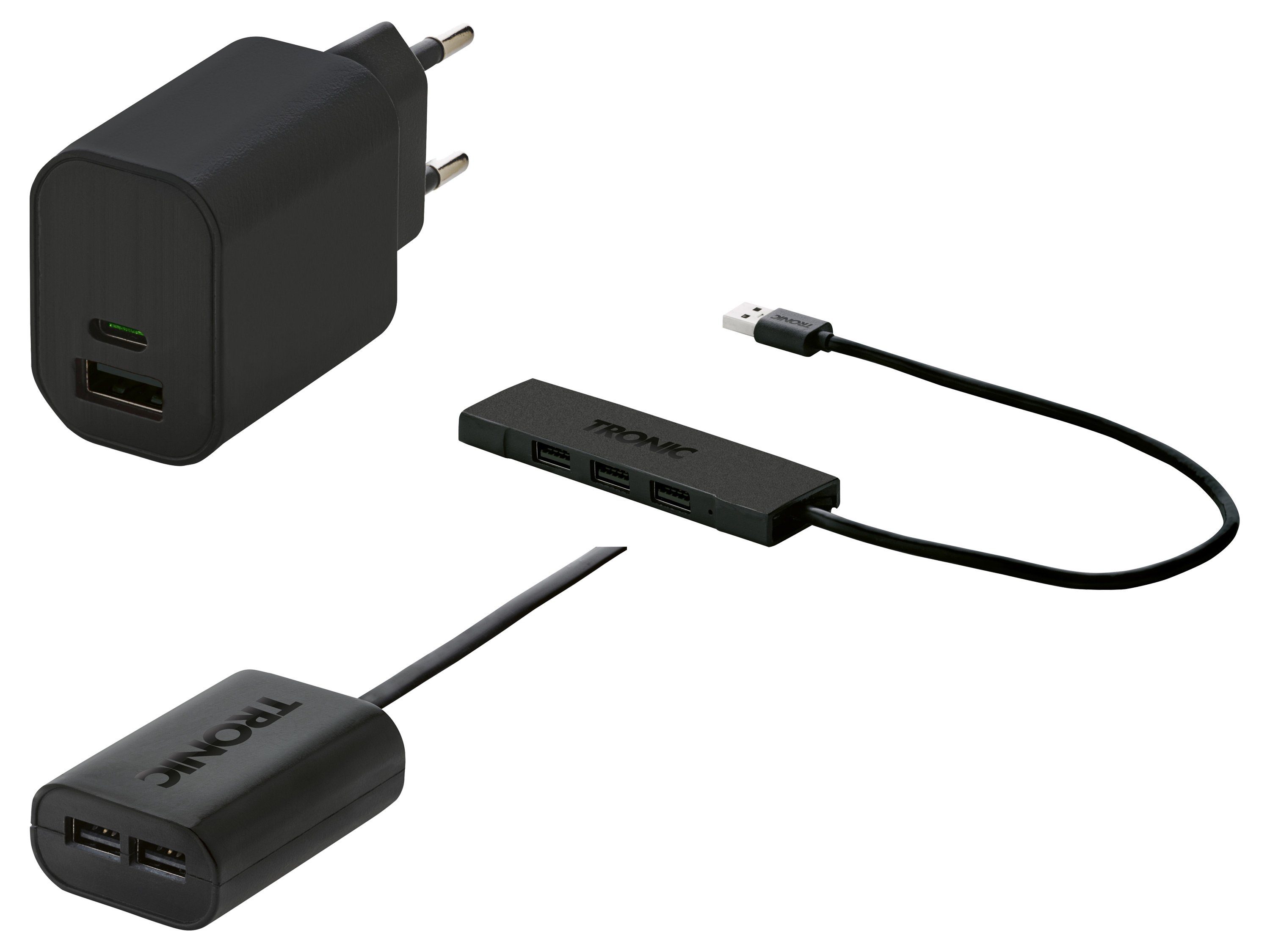 TRONIC® Ładowarka lub Hub USB