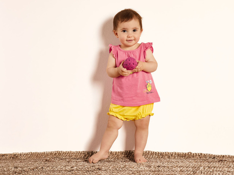 Pełny ekran: lupilu® Komplet niemowlęcy na lato (body, koszulka, spodenki), 3 elementy - zdjęcie 12