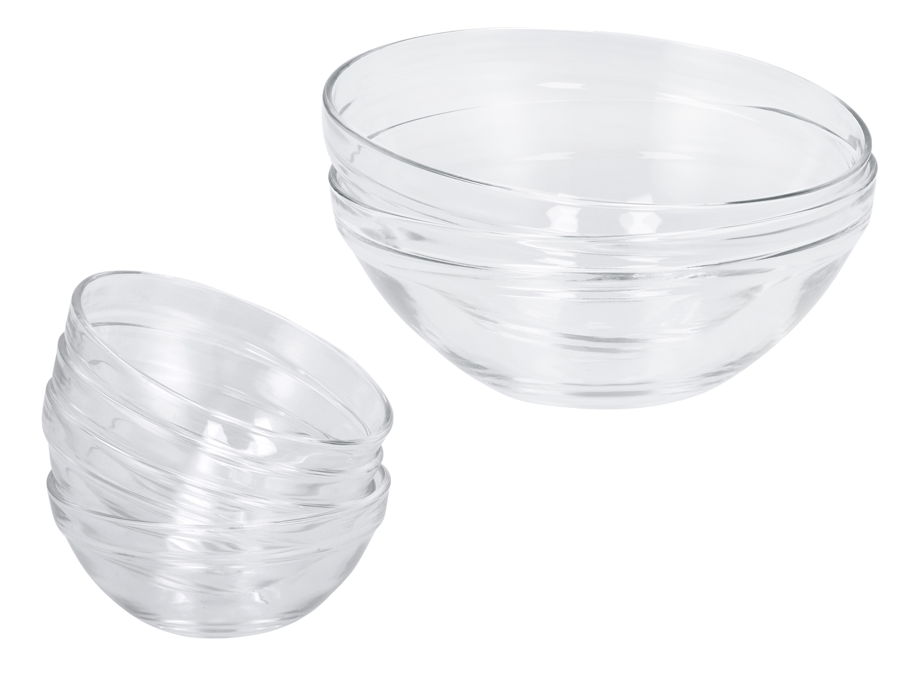 SILVERCREST® Zestaw szklanych salaterek, 2-częściowy / 4-częściowy
