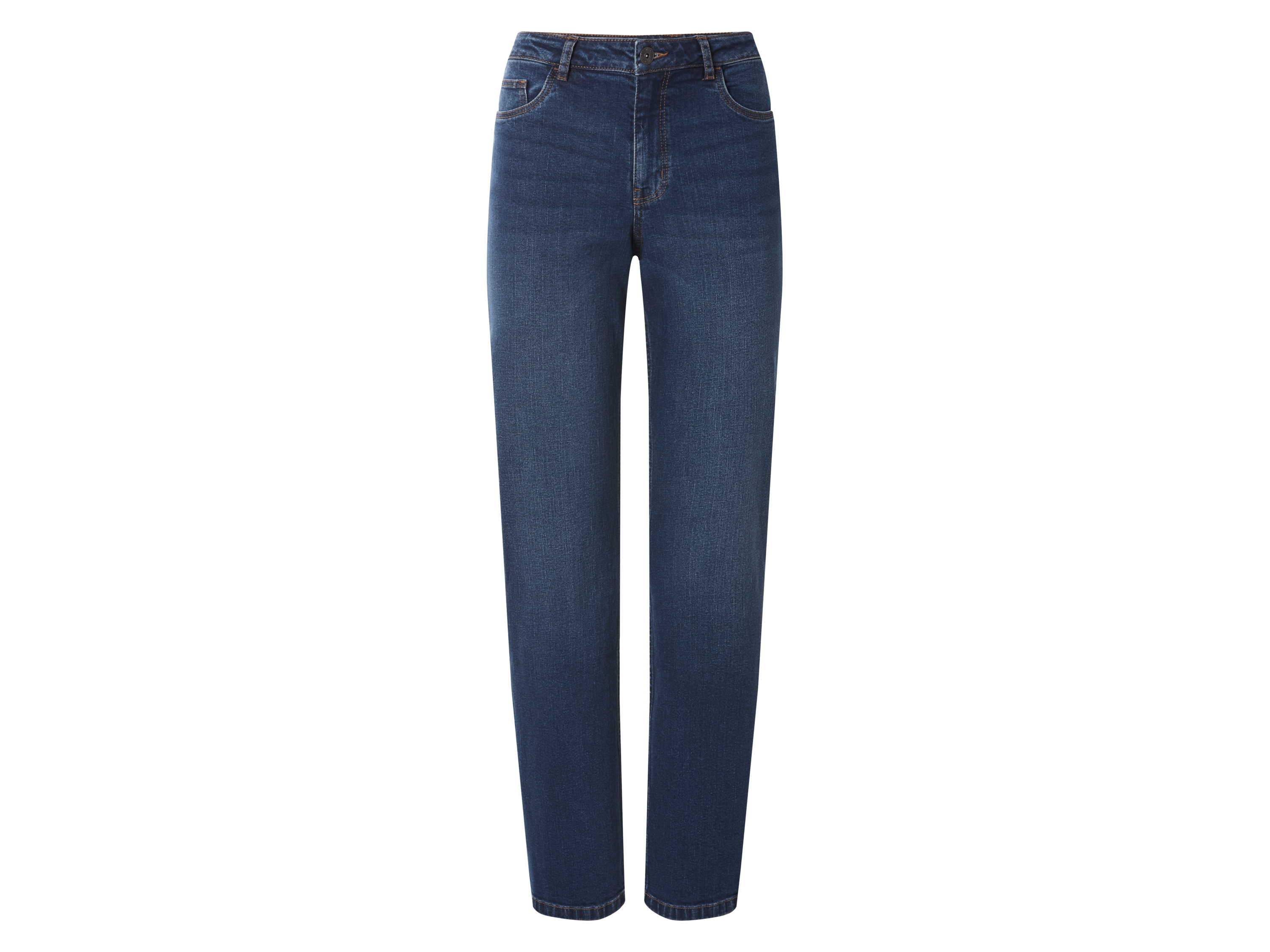 esmara® Jeansy damskie straight fit (Niebieski, 36)
