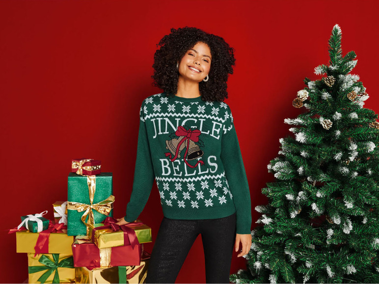 Pełny ekran: esmara® Sweter damski we wzór świąteczny - zdjęcie 6