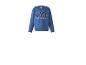Niebieska bluza z nadrukiem „NYC MY TEAM” na piersi