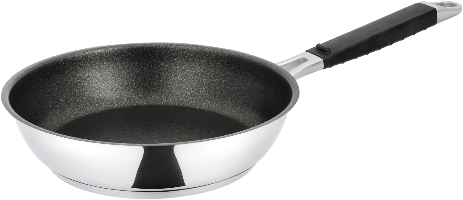 SILVERCREST® Patelnia ze stali nierdzewnej premium z powłoką lub bez powłoki, Ø 24 cm (Z powłoką)