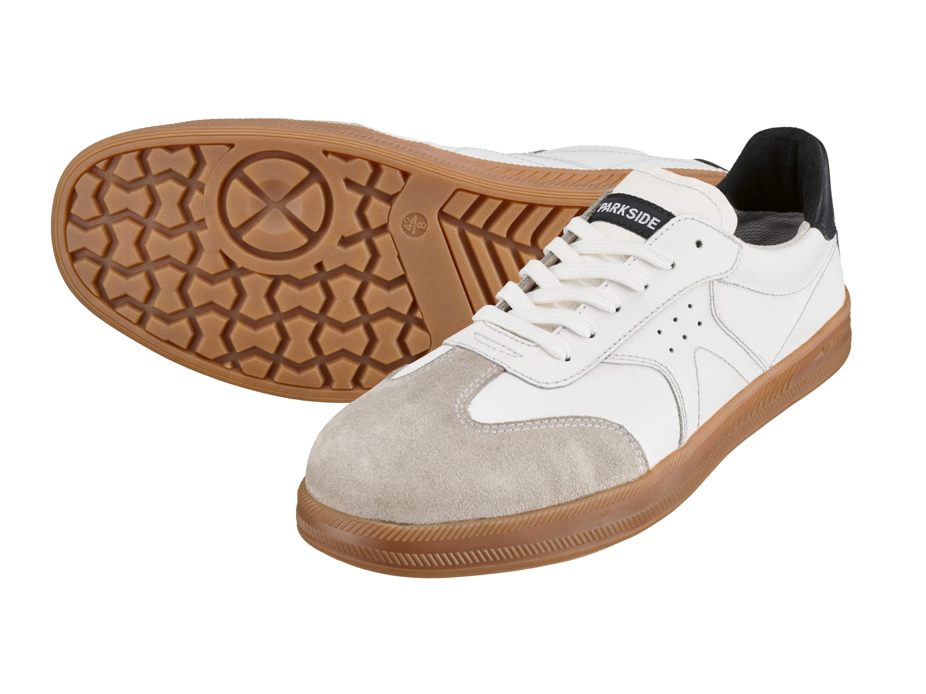 PARKSIDE® Buty robocze S1 męskie, ze skóry (Biały, 46)