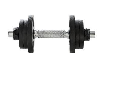 CRIVIT Hantel 10 kg z akcesoriami, 9 elementów