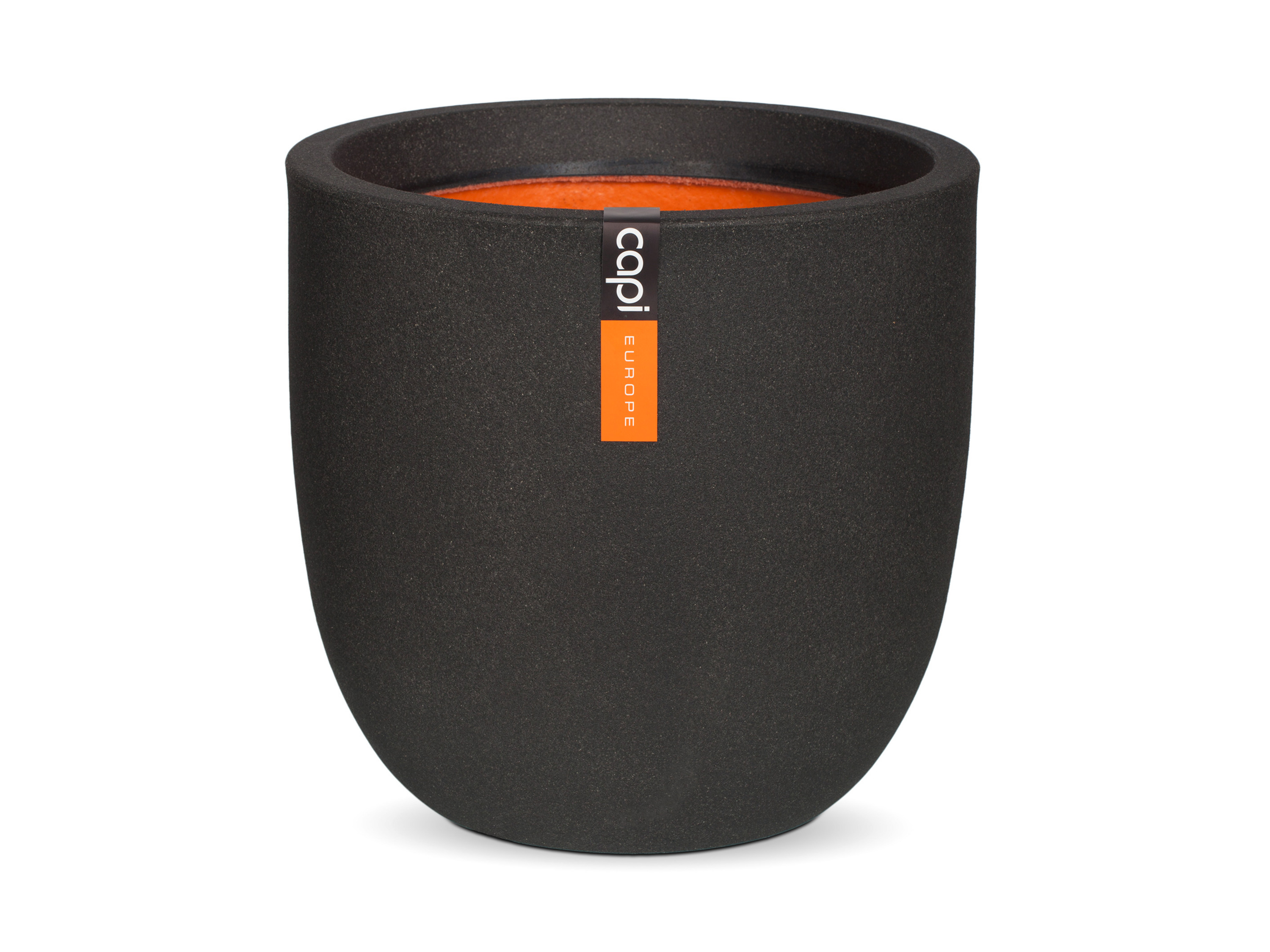 CAPI EUROPE Doniczka »Smooth«, kulista. (35 × 34 cm, Czarny)