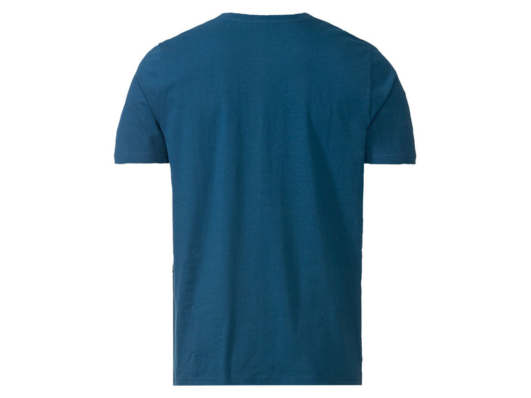 Pełny ekran: LIVERGY® T-shirt męski z bawełną, z nadrukiem - zdjęcie 4