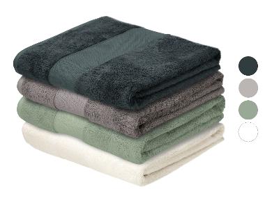 LIVARNO® Luksusowy ręcznik kąpielowy z bawełny i wiskozy bambusowej, 100 x 150 cm