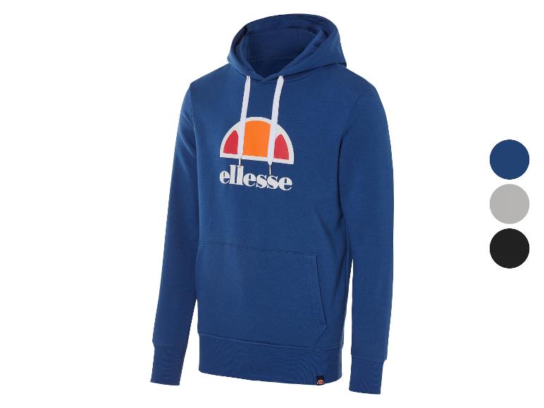 Niebieska bluza z kapturem marki Ellesse.