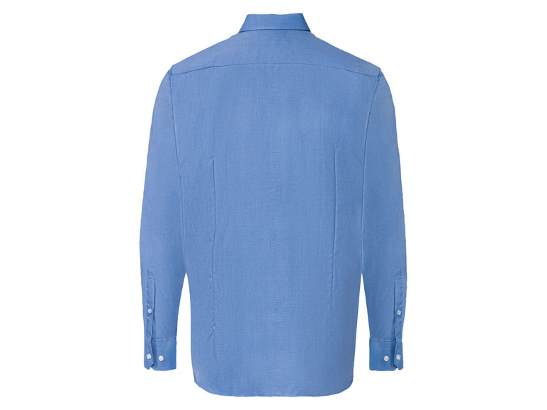 Pełny ekran: Nobel League Koszula biznesowa męska z bawełny, slim fit, niebieski - zdjęcie 2
