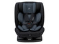 Czarny fotelik samochodowy marki 