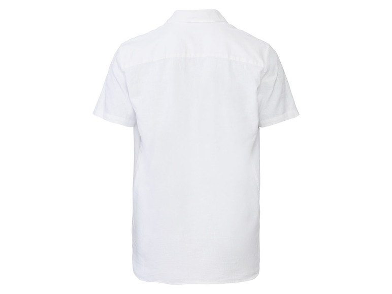 Pełny ekran: LIVERGY® Koszula męska z lnem, regular fit - zdjęcie 12