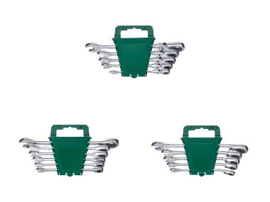 PARKSIDE® Zestaw kluczy płasko-oczkowych z grzechotką, 5 lub 6 elementów
