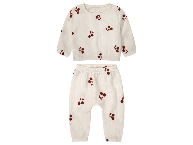 Pełny ekran: lupilu® Komplet niemowlęcy z nadrukiem tekstylnym (koszulka + spodnie) - zdjęcie 2