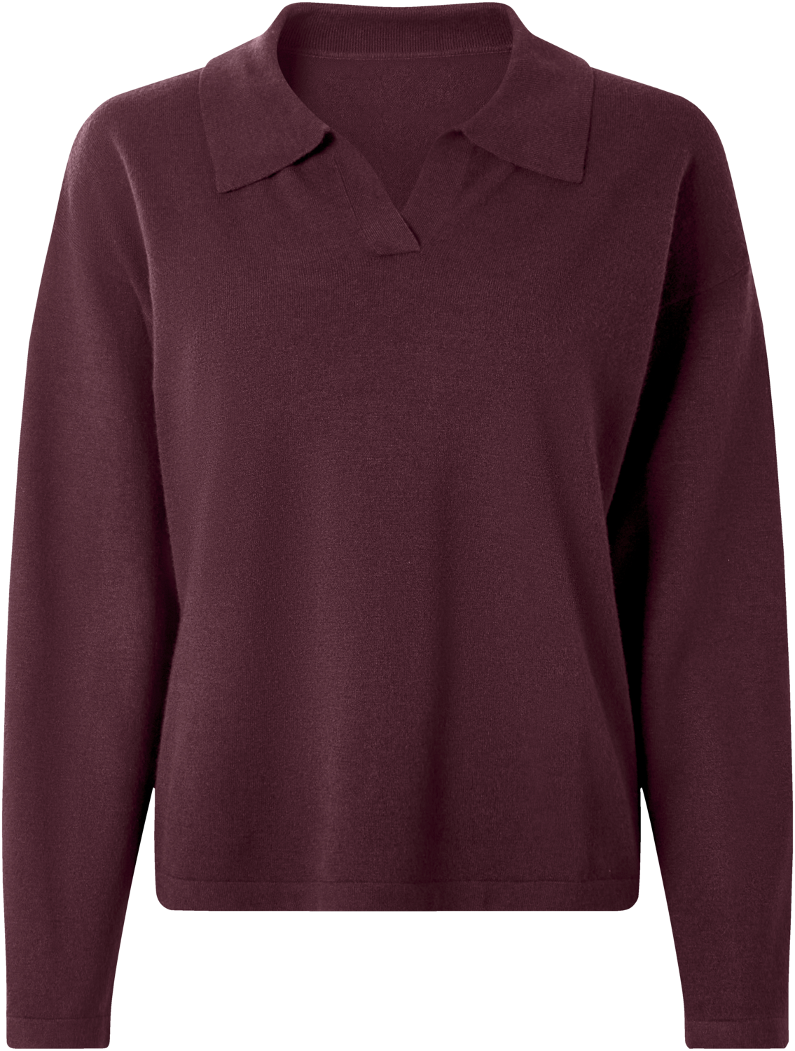 ESMARA® Sweter damski z dzianiny (Bordowy, M(40/42))