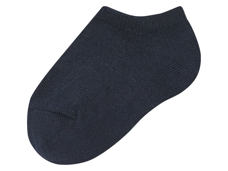 Ciemnoniebieska skarpetka.