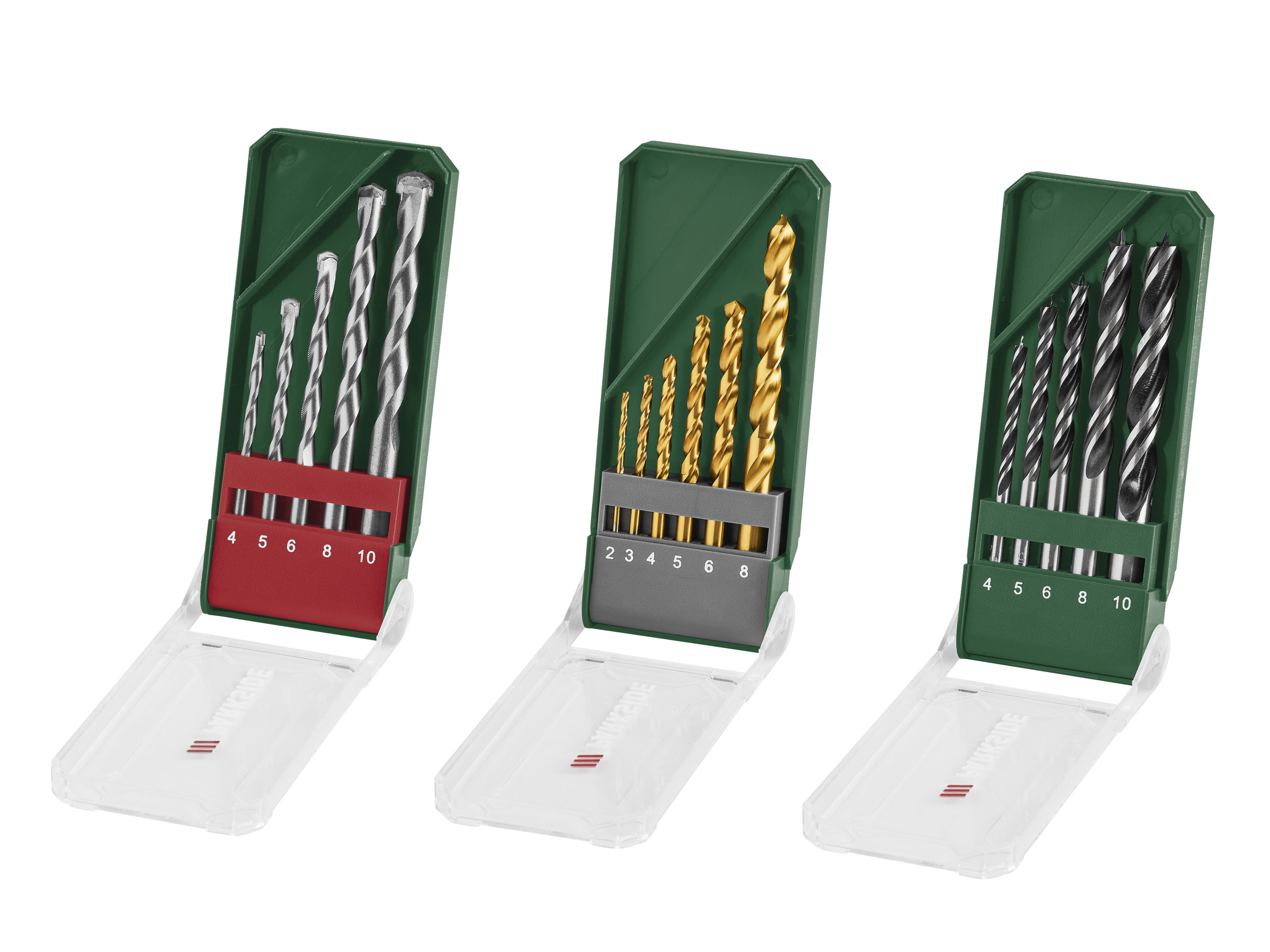 PARKSIDE® Zestaw wierteł HSS / Zestaw wierteł do betonu / Zestaw wierteł do drewna