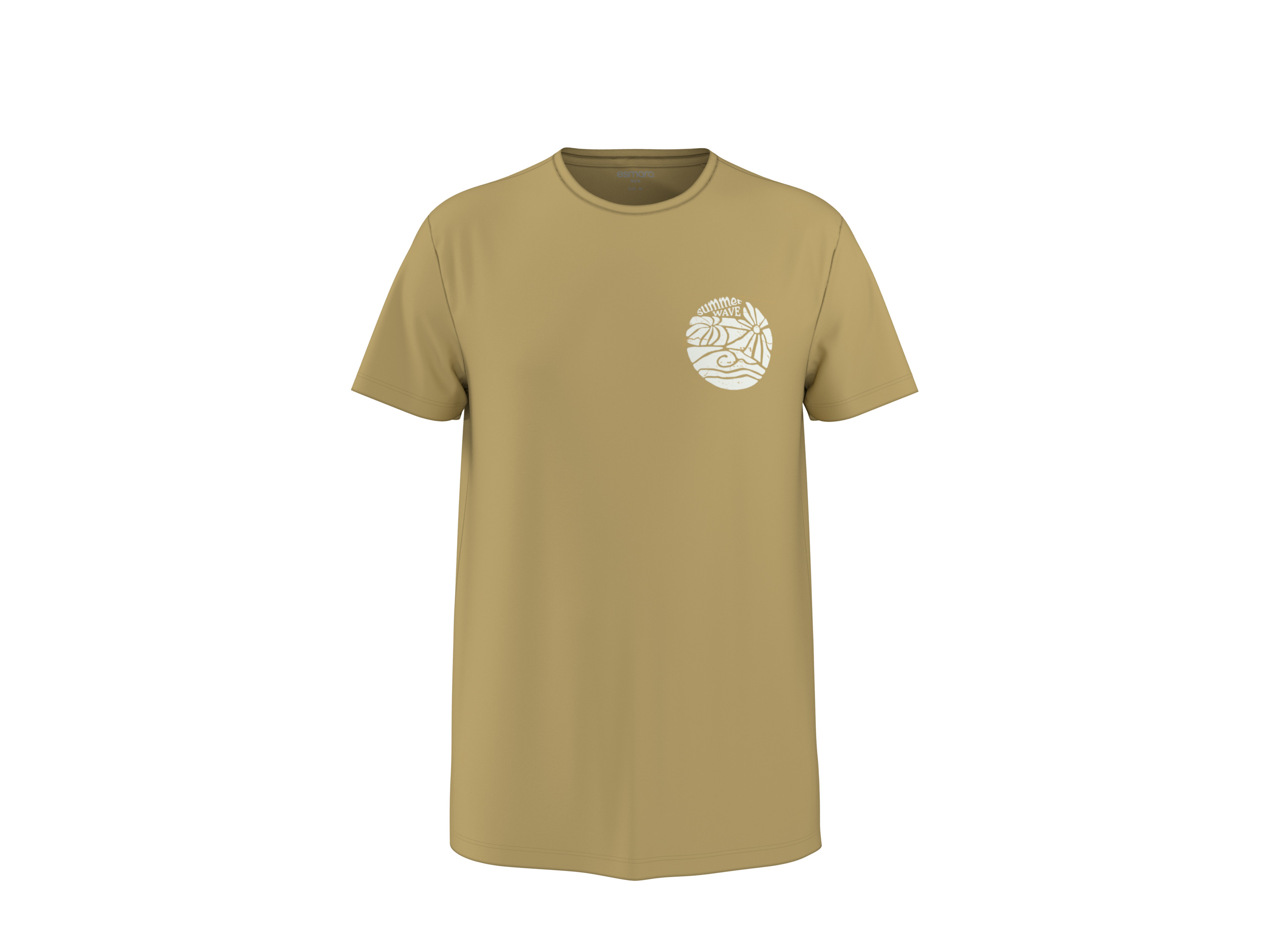 esmara Men T-shirt męski z bawełny 
