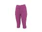 Fuksjowe damskie sportowe legginsy capri