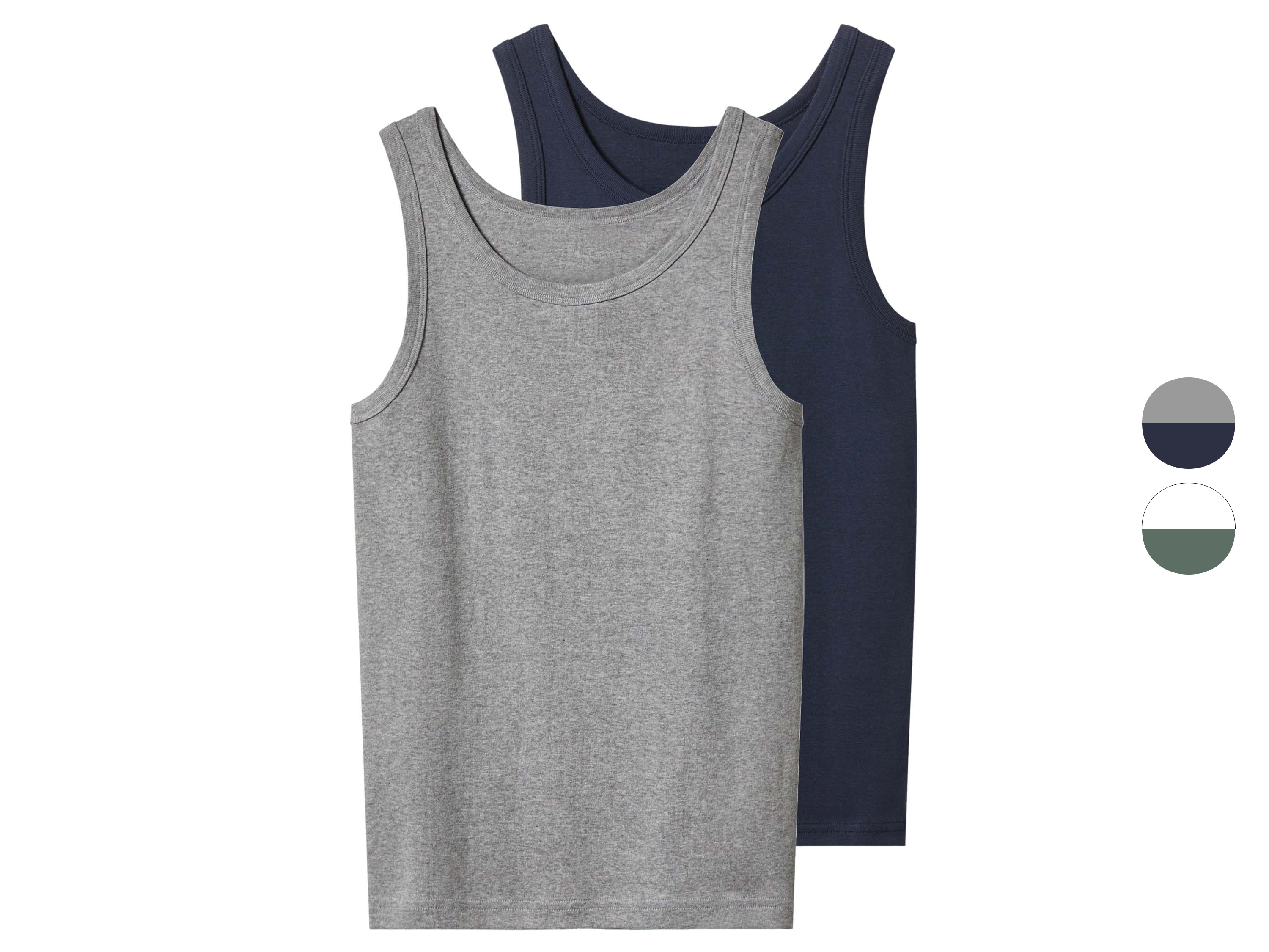 esmara® Podkoszulki chłopięce z bawełny, 2 sztuki