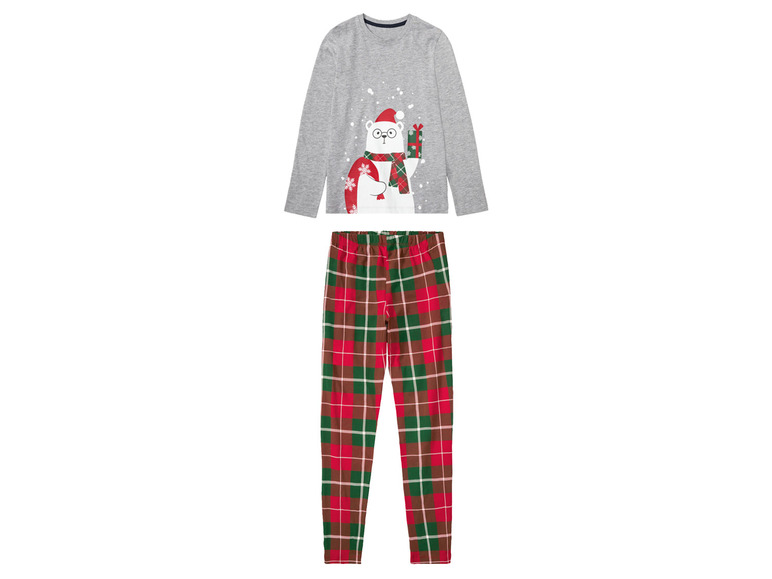 Pełny ekran: pepperts!® Piżama świąteczna chłopięca z bawełny (bluzka + spodnie) - zdjęcie 2