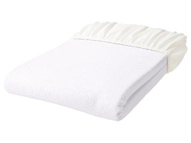 LIVARNO® Wodoodporne prześcieradło frotte z dżerseju, 90-100 x 200 cm